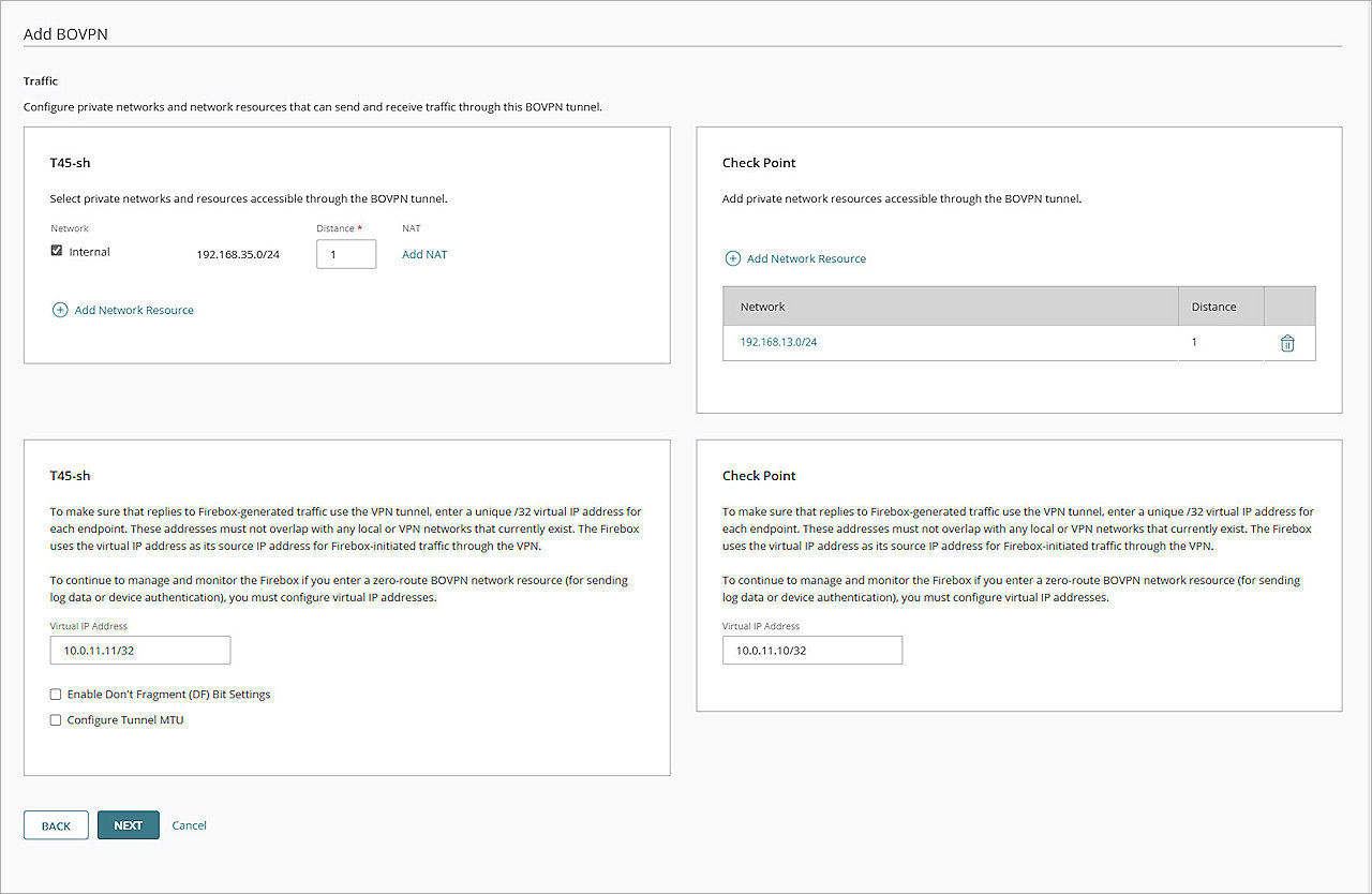 Screenshot of WGC, WGC traffic private network